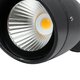 TRABI GLB-103-0028 Φωτιστικό Σποτ για Φυτά - Δέντρα με Βάση Κήπου / Καρφωτό LED 12W 1080lm 24° DC 24V Αδιάβροχο IP65 Θερμό Λευκό 2700K - Sanan SMD Chip - Μαύρο Ματ - Μ6.5 x Π6.5 x Υ18.5cm - 3 Χρόνια Εγγύηση - 9