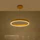 kelvo® VENOM KLV-101-0189 Κρεμαστό Φωτιστικό Οροφής LED 45W 4500lm 120° AC 220-240V IP20 Ρυθμιζόμενο Λευκό CCT με Χειριστήριο από 2700K έως 6000K Dimmable - Lumileds SMD Chip - Χρυσό Πλατίνα - Μ60 x Π60 x Υ6.5cm - 3 Χρόνια Εγγύηση - 12