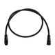 CONNECTOR 60955 2 Pin Καλώδιο/Επέκταση Ι 1 Μέτρου με Είσοδο 1 x Αρσενικό Βύσμα & Έξοδο 1 x Θηλυκό Βύσμα Αδιάβροχο IP68 - Μαύρο - Μ100 x Π2 x Υ2cm - 2