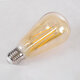 99046 Λάμπα LED Long Filament E27 ST64 Αχλάδι 8W 720lm 360° AC 220-240V IP20 Φ6.4 x Υ14cm Ultra Θερμό Λευκό 2200K με Μελί Γυαλί - Dimmable - 3 Years Warranty - 4