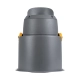 FLOODSIMA 90493 Κινούμενος Προβολέας Σποτ Wall Washer με Αντιθαμβωτική Γρίλια LED 24W 2160lm 30° DC 24V Αδιάβροχο IP67 Θερμό Λευκό 2700K Dimmable - Bridgelux SMD Chip - Γκρι Ανθρακί - Μ14.5 x Π24.2 x Υ22.5cm - 3 Χρόνια Εγγύηση - 4