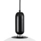 kelvo® ESTETICO KLV-101-0381 Κρεμαστό Φωτιστικό Οροφής για Λάμπα με Ντουί E27 AC 220-240V IP20 - Μαύρο Ματ & Λευκό - Μ40 x Π40 x Υ58cm - 7