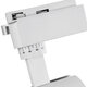 LUGANO 60812 Μονοφασικό Φωτιστικό Σποτ Ράγας LED 30W 3900lm 36° Acrylic HQ LENS AC 220-240V IP20 Φ7.5 x Υ22.7cm Ψυχρό Λευκό 6000K - EUROTRACKSystem 1L+1N - Λευκό - Bridgelux Chip - TÜV Certified Driver - 5 Χρόνια Εγγύηση - 10