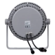 FLOODMENA 90646 Προβολέας Σποτ Wall Washer με Αντιθαμβωτική Γρίλια LED 48W 4320lm 30° AC 220-240V Αδιάβροχο IP65 Θερμό Λευκό 2700K - Bridgelux SMD Chip - Γκρι Ανθρακί - Μ25 x Π25 x Υ18cm - 3 Χρόνια Εγγύηση - 6