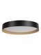 kelvo® RONDO KLV-101-0587-V2 Φωτιστικό Οροφής LED 36W 3600lm 120° AC 220-240V IP20 Ρυθμιζόμενο Λευκό CCT με Διακόπτη στο Driver 2700K/4500K/6000K Triac Dimmable - Lumileds SMD Chip & ENEC/TÜV Driver - Μαύρο Ματ & Εφέ Ξύλου - Μ50 x Π50 x Υ7cm - 5 Χρόνια Εγγύηση - 4