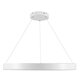 kelvo® VENOM KLV-101-0191 Κρεμαστό Φωτιστικό Οροφής LED 67W 6700lm 120° AC 220-240V IP20 Ρυθμιζόμενο Λευκό CCT με Χειριστήριο από 2700K έως 6000K Dimmable - Lumileds SMD Chip - Λευκό Ματ - Μ80 x Π80 x Υ6.5cm - 3 Χρόνια Εγγύηση - 4