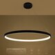 kelvo® NEMESIS KLV-101-0214 Κρεμαστό Φωτιστικό Οροφής LED 75W 7500lm 180° AC 220-240V IP20 Ρυθμιζόμενο Λευκό CCT με Χειριστήριο από 2700K έως 6000K Dimmable - Lumileds SMD Chip - Μαύρο Ματ - Μ100 x Π100 x Υ4cm - 3 Χρόνια Εγγύηση - 12