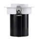 VIRGO-M 60307 Χωνευτό LED Spot Downlight TrimLess Φ11cm 12W 1500lm 36° AC 220-240V IP20 Φ11cm x Υ11.5cm - Στρόγγυλο - Λευκό με Μαύρο Κάτοπτρο - Θερμό Λευκό 2700K - Bridgelux COB - 5 Years Warranty - 5
