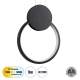  CYCLOS 61073 Μοντέρνο Κρεμαστό Φωτιστικό Οροφής LED 9W 1080lm 300° AC 220-240V IP20 Ρυθμιζόμενο Λευκό CCT με On/Off 2700K/4500K/6000K - Lumileds SMD Chip - Μαύρο Ματ - Μ21 x Π2.3 x Υ26.5cm - 3 Χρόνια Εγγύηση - 2