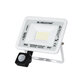 AURORA 61440 Επαγγελματικός Προβολέας LED 30W 3750lm 120° AC 220-240V με Ενσωματωμένο Ρυθμιζόμενο Αισθητήρα Κίνησης PIR - Αδιάβροχος IP67 - Μ16 x Π5 x Υ17.5cm - Λευκό - Ψυχρό Λευκό 6000K - LUMILEDS Chips - TÜV Rheinland Certified - 3 Years Warranty - 2