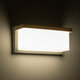 CITYSCAPE 60697 Μοντέρνο Φωτιστικό Τοίχου - Απλίκα LED 18W 1890lm 120° AC 220-240V Αδιάβροχο IP65 Φυσικό Λευκό 4500K - Bridgelux SMD Chip - Λευκό Ματ - Μ23.5 x Π11 x Υ10cm - 3 Χρόνια Εγγύηση - 7