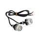 PLATELIGHT 81632 Φως Πινακίδας & DRL LED 3W/6W 270lm/540lm 120° DC 12V Αδιάβροχο IP65 Ψυχρό Λευκό 6000K - Μαύρο - Μ1.8 x Π3.8 x Υ1.8cm / Q0.5cm - Πακέτο 2 Τεμαχίων - 1 Χρόνο Εγγύηση - 2