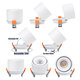 OMEGA-R 60294 Χωνευτό LED Spot Downlight TrimLess Φ10cm 12W 1560lm 36° AC 220-240V IP20 Φ10 x Υ8.2cm - Στρόγγυλο - Λευκό - Φυσικό Λευκό 4500K - Bridgelux COB - 5 Years Warranty - 3