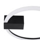 CINDERELLA 60976 Φωτιστικό Οροφής Δαχτυλίδι-Κύκλος LED CCT 16W 1792lm 360° AC 220-240V - Εναλλαγή Φωτισμού μέσω Διακόπτη On/Off All In One Ψυχρό 6000k+Φυσικό 4500k+Θερμό 2700k Φ28cm - Μαύρο - 6