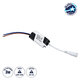 73075 Πλαστικό Τροφοδοτικό SELV για Προϊόντα LED 3W - AC 220-240V σε DC 7-11V - IP20 L6 x W3 x H2cm - 3 Years Warranty