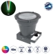 FLOOD-AION 90227 Προβολέας Wall Washer Special Water Effect - Ειδικού Εφέ Νερού LED 40W 2400lm 15° DC 24V Αδιάβροχο IP65 L35.5 x W31.5 x H16.5cm RGBW DMX512 - Γκρι Ανθρακί - 3 Years Warranty
