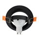 kelvo® OMEGA KLV-101-0036 Χωνευτό Κινούμενο Φωτιστικό Downlight Σποτ για Λάμπα MR16 με Ντουί GU10 AC 220-240V IP20 - Μαύρο Ματ - Μ10.5 x Π10.5 x Υ2.2cm / Q7.5cm - 7
