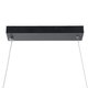 MORALES 61275 Κρεμαστό Φωτιστικό Οροφής Design LED CCT 54W 6048lm 200° AC 220-240V - Εναλλαγή Φωτισμού μέσω Τηλεχειριστηρίου All In One Ψυχρό 6000k+Φυσικό 4500k+Θερμό 2700k Dimmable Μ90 x Π14 x Υ14cm - Μαύρο - 3 Years Warranty - 6
