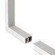 ALP-CORNER-SIDE90 BRIGHTRAIL 61779 Επιφανειακό / Κρεμαστό Προφίλ Αλουμινίου Γωνία με Λευκό Γαλακτερό Πατητό Κάλυμμα για Ταινίες LED IP20 - Γκρι Ανθρακί Ματ - Μ30 x Π5 x Υ7.5cm - 2