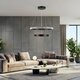 kelvo® DIAMOND KLV-101-0235 Κρεμαστό Φωτιστικό Οροφής LED 75W 7500lm 360° AC 220-240V IP20 Ρυθμιζόμενο Λευκό CCT με Χειριστήριο από 2700K έως 6000K Dimmable - Lumileds SMD Chip - Μαύρο Ματ - Μ60 x Π60 x Υ40cm - 3 Χρόνια Εγγύηση - 2