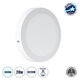 60200 Εξωτερικό LED Panel Φ22cm 20W 2180lm 120° AC 220-240V IP20 Φ22.2 x Υ3cm Ψυχρό Λευκό 6000K - 3 Χρόνια Εγγύηση