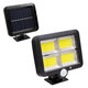 71462 Αυτόνομος Ηλιακός Προβολέας LED 128 4 x COB 30W 1600lm με Ενσωματωμένη Μπαταρία 2400mAh - Φωτοβολταϊκό Πάνελ με Αισθητήρα Ημέρας-Νύχτας - PIR Αισθητήρα Κίνησης Αδιάβροχο IP65 Ψυχρό Λευκό 6000K - 2