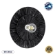  COLOMBO 02280 Boho Φωτιστικό Τοίχου - Απλίκα με Ντουί 1 x E27 AC 220-240V IP20 - Μαύρο - Μ40 x Π40 x Υ9cm