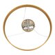 kelvo® VENOM KLV-101-0189 Κρεμαστό Φωτιστικό Οροφής LED 45W 4500lm 120° AC 220-240V IP20 Ρυθμιζόμενο Λευκό CCT με Χειριστήριο από 2700K έως 6000K Dimmable - Lumileds SMD Chip - Χρυσό Πλατίνα - Μ60 x Π60 x Υ6.5cm - 3 Χρόνια Εγγύηση - 8