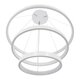 kelvo® NEMESIS KLV-101-0221 Κρεμαστό Φωτιστικό Οροφής LED 120W 12000lm 180° AC 220-240V IP20 Ρυθμιζόμενο Λευκό CCT με Χειριστήριο από 2700K έως 6000K Dimmable - Lumileds SMD Chip - Λευκό Ματ - Μ80 x Π80 x Υ80cm - 3 Χρόνια Εγγύηση - 5