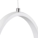 ALICE 61056 Μοντέρνο Κρεμαστό Φωτιστικό Οροφής LED 20W 2400lm 300° AC 220-240V IP20 Ρυθμιζόμενο Λευκό CCT με On/Off 2700K/4500K/6000K - Lumileds SMD Chip - Λευκό Ματ - Μ25 x Π22 x Υ25cm - 3 Χρόνια Εγγύηση - 7