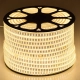 70512 Wide Ταινία Διπλής Σειράς Epistar LED SMD 2835 1m 24W/m 180LED/m 3216lm/m 120° DC 230V Αδιάβροχη IP68 Θερμό Λευκό 3000K Dimmable - 2