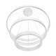 kelvo® VENOM KLV-101-0200-V2 Κρεμαστό Φωτιστικό Οροφής LED 120W 12000lm 120° AC 220-240V IP20 Ρυθμιζόμενο Λευκό CCT με Χειριστήριο από 2700K έως 6000K Dimmable - Lumileds SMD Chip - Λευκό Ματ - Μ80 x Π80 x Υ80cm - 3 Χρόνια Εγγύηση - 6
