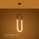 kelvo® GLOW KLV-101-0176 Κρεμαστό Φωτιστικό Οροφής LED 18W 1800lm 360° AC 220-240V IP20 Ρυθμιζόμενο Λευκό CCT με On/Off 2700K/4500K/6000K - Lumileds SMD Chip - Χρυσό Πλατίνα - Μ20 x Π2.5 x Υ60cm - 3 Χρόνια Εγγύηση - 13