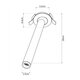 kelvo® DALE KLV-101-0386 Χωνευτό Κινούμενο Φωτιστικό Downlight Σποτ LED 5W 625lm 38° AC 220-240V IP20 Θερμό Λευκό 2700K - Bridgelux COB Chip & TÜV SÜD Driver - Μαύρο Ματ - Μ6.4 x Π6.4 x Υ20cm / Q5.5cm - 5 Χρόνια Εγγύηση - 5