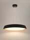 kelvo® LUMORA KLV-101-0579 Κρεμαστό Φωτιστικό Οροφής LED 36W 3600lm 120° AC 220-240V IP20 Ρυθμιζόμενο Λευκό CCT με Διακόπτη στο Driver 2700K/4500K/6000K Triac Dimmable - Lumileds SMD Chip & ENEC/TÜV Driver - Μαύρο Ματ & Εφέ Ξύλου - Μ53 x Π53 x Υ7cm - 5 Χρόνια Εγγύηση - 3