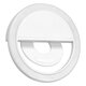 Selfie Ring Light LED SMD 2W 200 lm Λευκό Σώμα με Ενσωματωμένη Επαναφορτιζόμενη Μπαταρία 500mAh & Καλώδιο Φόρτισης Micro USB Ψυχρό Λευκό 6000 K για Κινητό Τηλέφωνο και Tablet 79042 - 4