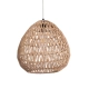  JENSON 00911 Boho Κρεμαστό Φωτιστικό Οροφής με Ντουί 1 x E27 AC 220-240V IP20 - Μπεζ - Μ35 x Π35 x Υ35cm - 1