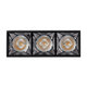 LUMINAR SUPERIOR 60324 Επιφανειακό LED Spot Downlight TrimLess 12W 1680lm 36° AC 220-240V IP20 Μ11.8 x Π4.2 x Υ6.6cm - Μαύρο με Κάτοπτρο Χρωμίου - Φυσικό Λευκό 4500K - Bridgelux High Lumen Chip Gen2 - TÜV Certified Driver - 5 Years Warranty - 6