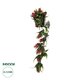 Artificial Garden HANGING RED PINE CONE 20869 Τεχνητό Κρεμαστό Διακοσμητικό Φυτό Κόκκινο Κουκουνάρι Μ17 x Π17 x Υ50cm - 1