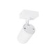 kelvo® SPOTA KLV-101-0135 Μοντέρνο Κινούμενο Φωτιστικό Σποτ Οροφής με Ντουί 1 x GU10 90° AC 220-240V IP20 - Λευκό Ματ - Μ7 x Π6 x Υ14cm - 9
