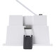 PLUTO-B 60279 Χωνευτό LED Spot Downlight TrimLess Μ10.4xΠ10.4cm 15W 1875lm 38° AC 220-240V IP20 Μ10.4 x Π10.4 x Υ6.5cm - Τετράγωνο - Λευκό & Anti-Glare HoneyComb - Θερμό Λευκό 2700K - Bridgelux COB - 5 Years Warranty - 5