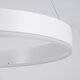 kelvo® VENOM KLV-101-0191 Κρεμαστό Φωτιστικό Οροφής LED 67W 6700lm 120° AC 220-240V IP20 Ρυθμιζόμενο Λευκό CCT με Χειριστήριο από 2700K έως 6000K Dimmable - Lumileds SMD Chip - Λευκό Ματ - Μ80 x Π80 x Υ6.5cm - 3 Χρόνια Εγγύηση - 6