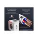 TRAVEL PowerCube PRO Certified 79645 Πολύπριζο 5 Θέσεων με 1.5m Kαλώδιο - 5 Πρίζες Ασφαλείας Childproof EU Schuko AC 220-240V Μ7.5 x Π11.5 x Υ7.5 - Λευκό με Κόκκινο - Max Load 3680W/16A - 13