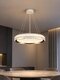 LOTUS GLB-101-0100 Μοντέρνο Κρεμαστό Φωτιστικό Οροφής LED 72W 7200lm 120° AC 220-240V IP20 Ρυθμιζόμενο Λευκό CCT με Χειριστήριο από 2700K έως 6000K Dimmable - Lumileds SMD Chip - Λευκό & Μαύρο Ματ - Μ50 x Π50 x Υ9.5cm - 3 Χρόνια Εγγύηση