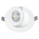 LEXIS JOINT 60990 Χωνευτό LED Κινούμενο Spot Downlight 7W 680lm 45° AC 220-240V IP44 Φ12cm x Υ3.1cm - Στρόγγυλο - Λευκό - Φυσικό Λευκό 4500K - Bridgelux Chip - TÜV Certified Driver - 5 Years Warranty - 5