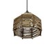JUTTO 205-0040 Boho Κρεμαστό Φωτιστικό Οροφής με Ντουί 1 x E27 AC 220-240V IP20 - Μπεζ - M20 x Π20 x Υ18cm - 6