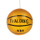 SPALDING NBA 00645 Μοντέρνο Κρεμαστό Παιδικό Φωτιστικό Οροφής Μονόφωτο Πορτοκαλί Γυαλίνο Φ18 x Υ18cm - 6