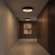 kelvo® SALEM KLV-101-0277 Φωτιστικό Οροφής LED 75W 7500lm 120° AC 220-240V IP20 Ρυθμιζόμενο Λευκό CCT με Χειριστήριο από 2700K έως 6000K Dimmable - Lumileds SMD Chip - Μαύρο Ματ - Μ45 x Π45 x Υ8.5cm - 3 Χρόνια Εγγύηση