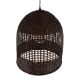  BORA-BORA 01736 Boho Κρεμαστό Φωτιστικό Οροφής με Ντουί 1 x E27 AC 220-240V IP20 - Καφέ - Μ42 x Π42 x Y44cm - 7