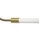 kelvo® GLOW KLV-101-0177 Κρεμαστό Φωτιστικό Οροφής LED 15W 1500lm 360° AC 220-240V IP20 Ρυθμιζόμενο Λευκό CCT με Χειριστήριο από 2700K έως 6000K Dimmable - Lumileds SMD Chip - Χρυσό Πλατίνα - Μ120 x Π3 x Υ17cm - 3 Χρόνια Εγγύηση - 8